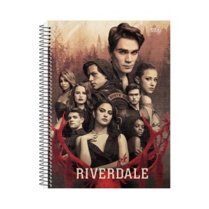 CADERNO UNIVERSITÁRIO CAPA DURA 96FLS RIVERDALE SÃO DOMINGOS