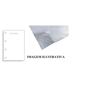 ENVELOPE PLÁSTICO FINO 0,6 OFÍCIO 4 FUROS C/1000 PLASTIFILME