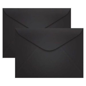 ENVELOPE CARTA 114x162 80G LOS ANGELES PRETO C/20 UNIDADES SCRITY/FORONI