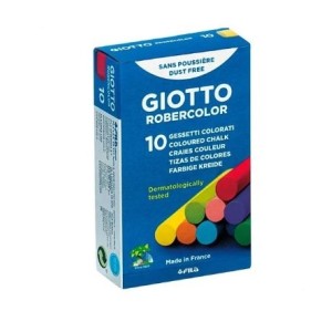GIZ DE LOUSA ANTIALÉRGICO COLORIDO COM 10 UNIDADES GIOTTO