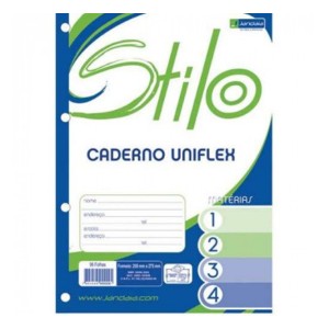 BLOCO PARA FICHÁRIO UNIVERSITÁRIO COLORIDO 96FLS STILO JANDAIA