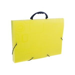 PASTA MALETA OFÍCIO AMARELA COM ELÁSTICO 2152 DELLO