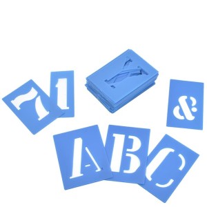 LETRAS E NÚMERO 75MM MOLDE VAZADO ARTPLAS