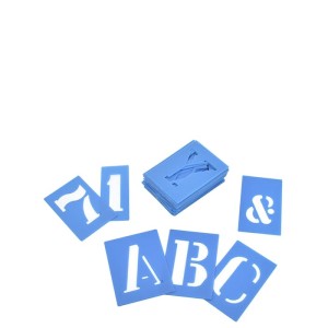 LETRAS E NÚMERO 25MM MOLDE VAZADO ARTPLAS