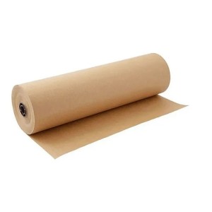 BOBINA DE PAPEL KRAFT PURO COM BRILHO 60CM 80G/M²