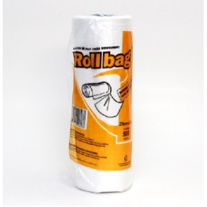 BOBINA DE SACOS PLÁSTICOS 25x35 COM 500 ROLLBAG