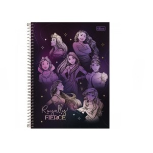 CADERNO UNIVERSITÁRIO PRINCESAS 1 MATÉRIA TILIBRA