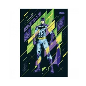 CADERNO UNIVERSITÁRIO 80FLS CAPA DURA BROCHURA BATMAN FORONI
