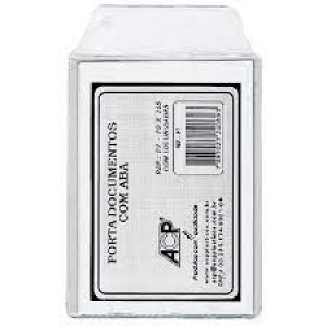 PROTETOR PARA DOCUMENTO P7 TRANSPARENTE COM ABA COM 100 ACP