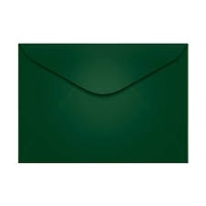ENVELOPE CARTA 114X162 80G/M² VERDE ESCURO COM 100 UNIDADES SCRITY