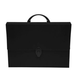 MALETA POLIONDA OFÍCIO REF.205 PRETA POLIBRAS