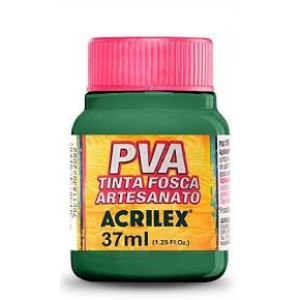 TINTA PLÁSTICA PVA 37ML 513 VERDE MUSGO ACRILEX