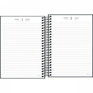 AGENDA 14x20CM SPICE 2025 PRETA TILIBRA