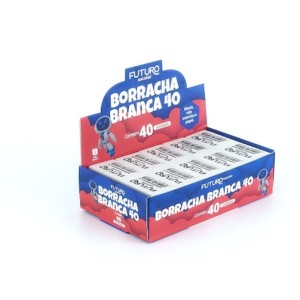 BORRACHA BRANCA N40 CAIXA C/40 UNIDADES FUTURO