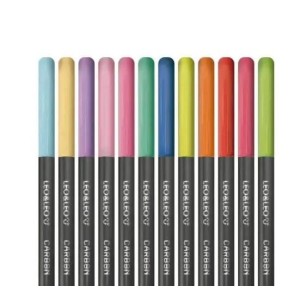 LÁPIS 12 CORES CARBON NEON+PASTEL LEO&LEO