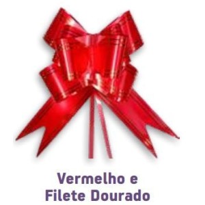 LAÇO FÁCIL P 11mm X 20,5cm VERMELHO C/10 UNIDADES MAKE