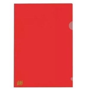 PASTA EM L A4 VERMELHA PACOTE C/10 UNIDADES YES