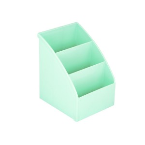 ORGANIZADOR DE MESA 3 DIVISÓRIAS VERDE PASTEL MAXCRIL WALEU