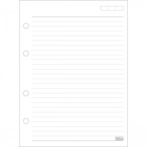 BLOCO PARA FICHÁRIO COLEGIAL 80FLS 56G TILIBRA