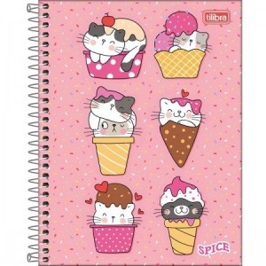 CADERNO 96FLS 1 MATÉRIA UNIVERSITÁRIO CAPA DURA ESPIRAL SPICE TILIBRA