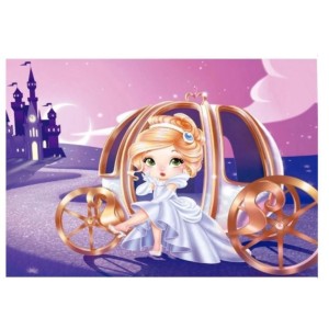 QUEBRA-CABEÇA 60 PEÇAS CINDERELA REF.2852 PAIS & FILHOS