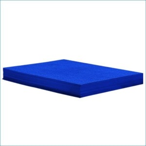 CONTRA CAPA A4 PARA ENCADERNAÇÃO AZUL FOSCA PACOTE C/100 UNIDADES