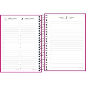 AGENDA 11,7x16,4CM PEPPER ROSA 2026 TILIBRA