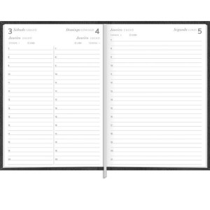 AGENDA 13,4x19,2CM BROCHURA 2026 TORINO PRETA TILIBRA