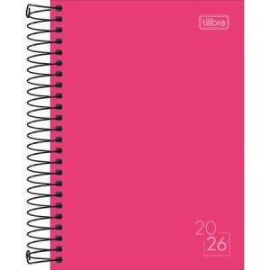 AGENDA 12,9x18,7CM SPICE FEMININA CORES 2026 TILIBRA