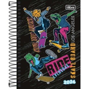 AGENDA 12,9x18,7CM SPICE MASCULINA 2026 TILIBRA