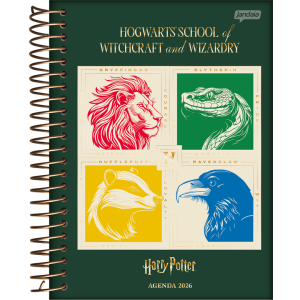 AGENDA 13,3x17,8CM HARRY POTTER 2026 JANDAIA