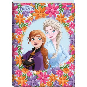 CADERNO 80FLS UNIVERSITÁRIO CAPA DURA BROCHURA FROZEN JANDAIA
