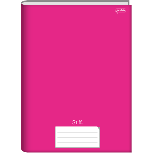 CADERNO ¼ 96FLS CAPA DURA BROCHURA PINK STIFF JANDAIA