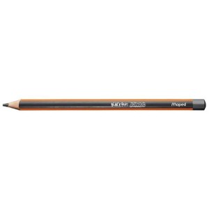 LÁPIS GRAFITE JUMBO HB BLACK PEPS 854021 MAPED