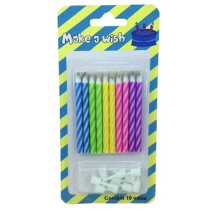 VELA ESPIRAL CORES POPPER