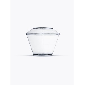 COPO PLASTICO CRISTAL PIC 151 + TAMPA PLASTILÂNIA