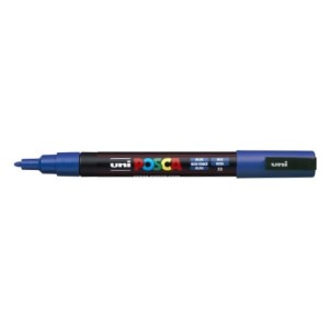 CANETA POSCA PC3M AZUL ESCURO MITSUBISHI