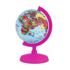 GLOBO TERRESTRE GB-10CM BABY MILLENIUM ROSA LIBRERIA